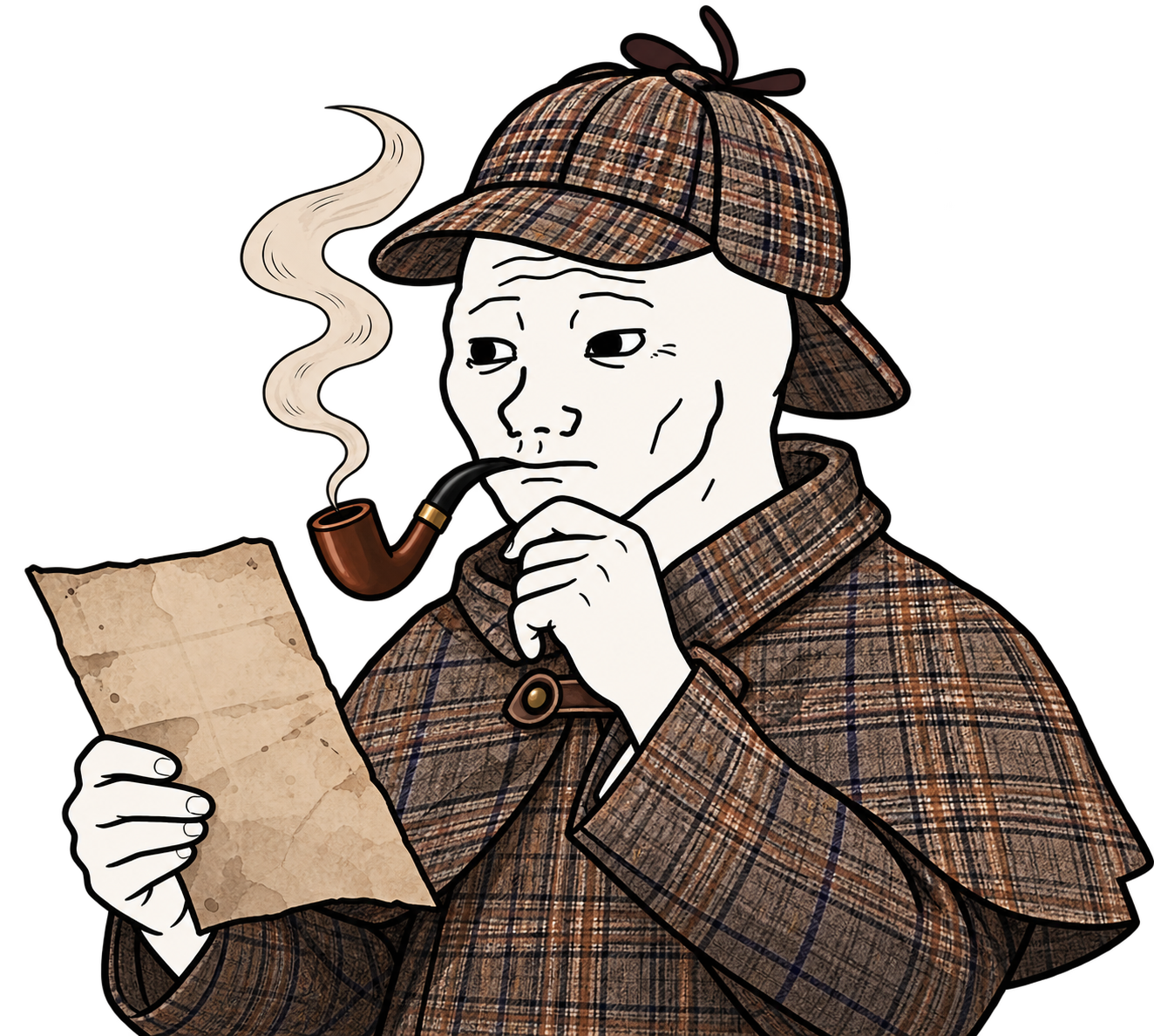 PipeWojak examining a case document